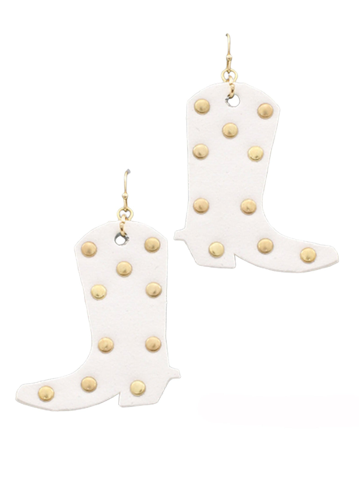Suede Cowboy Boots Earrings